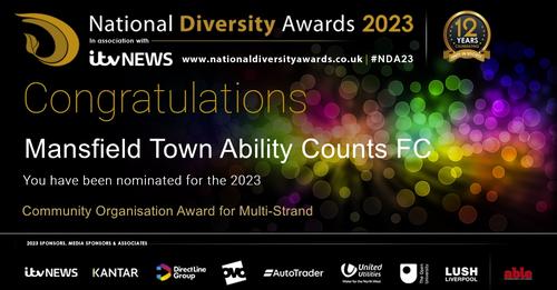 Vote Mansfield Town Ability Counts FC